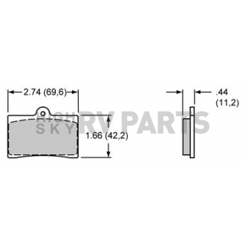 Wilwood Brakes Brake Pad - 15H-8596K