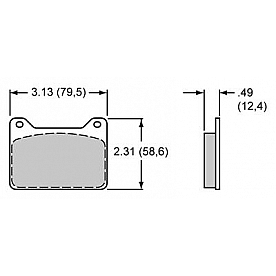 Wilwood Brakes Brake Pad - 15H-8811K