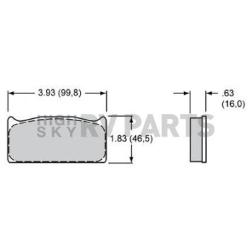 Wilwood Brakes Brake Pad - 15J-10498K-B