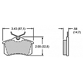 Wilwood Brakes Brake Pad - 15Q-10254K