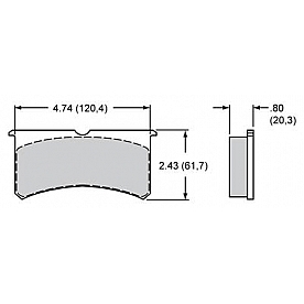 Wilwood Brakes Brake Pad - 15Q-6829K