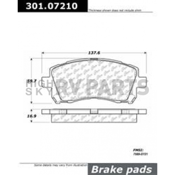Stop Tech/ Power Slot Brake Pad - 301.07210