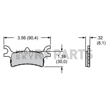 Wilwood Brakes Brake Pad - 150-7192K