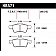 Hawk Performance Brake Pad - HB571E.605