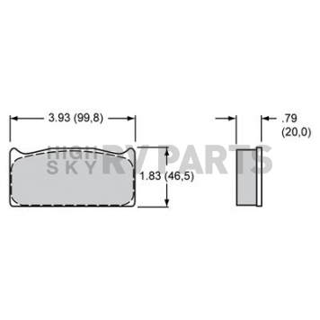 Wilwood Brakes Brake Pad - 15H-8111K-B