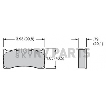 Wilwood Brakes Brake Pad - 15H-8112K-B