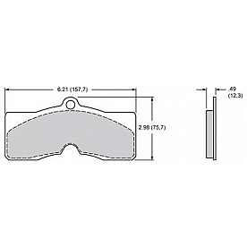 Wilwood Brakes Brake Pad - 15Q-8623K
