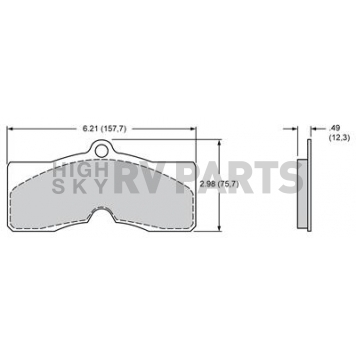 Wilwood Brakes Brake Pad - 15Q-8623K