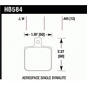 Hawk Performance Brake Pad - HB584W.485