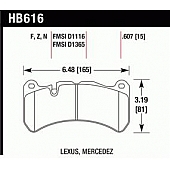 Hawk Performance Brake Pad - HB616G.607