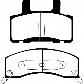 EBC Brakes Brake Pad - DP61274