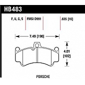 Hawk Performance Brake Pad - HB483S.635