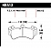 Hawk Performance Brake Pad - HB512W.605