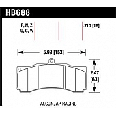 Hawk Performance Brake Pad - HB688F.710