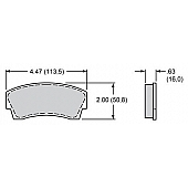 Wilwood Brakes Brake Pad - 15A-5936K