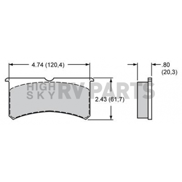 Wilwood Brakes Brake Pad - 15A-5938K-B