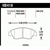 Hawk Performance Brake Pad - HB418U.646