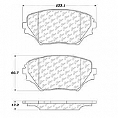 Stop Tech/ Power Slot Brake Pad - 106.08620
