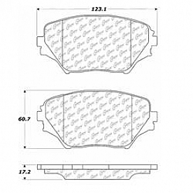 Stop Tech/ Power Slot Brake Pad - 106.08620