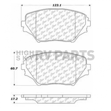 Stop Tech/ Power Slot Brake Pad - 106.08620