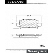 Stop Tech/ Power Slot Brake Pad - 301.07700