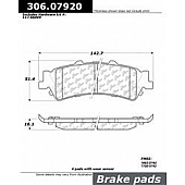 Stop Tech/ Power Slot Brake Pad - 306.07920