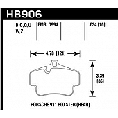 Hawk Performance Brake Pad - HB906G.634