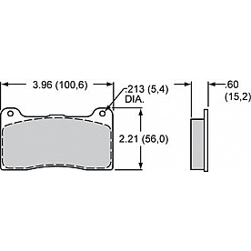 Wilwood Brakes Brake Pad - 15A-11932K