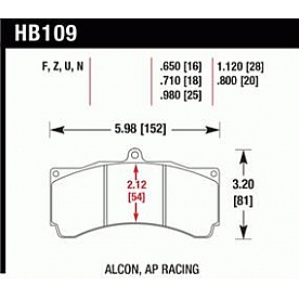 Hawk Performance Brake Pad - HB109Z.710