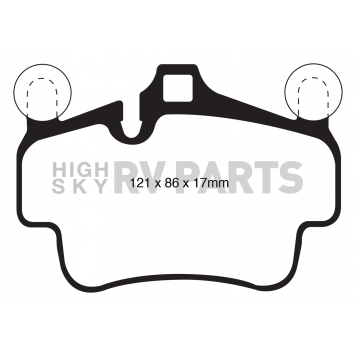 EBC Brakes Brake Pad - DP42029R