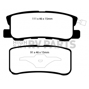 EBC Brakes Brake Pad - DP41407R