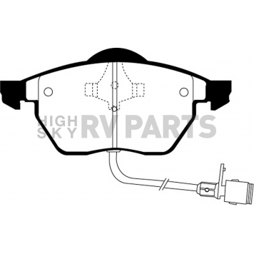 EBC Brakes Brake Pad - DP3836C