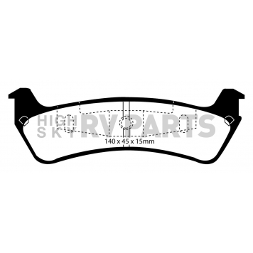 EBC Brakes Brake Pad - DP41201R