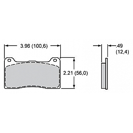 Wilwood Brakes Brake Pad - 15E-9837K