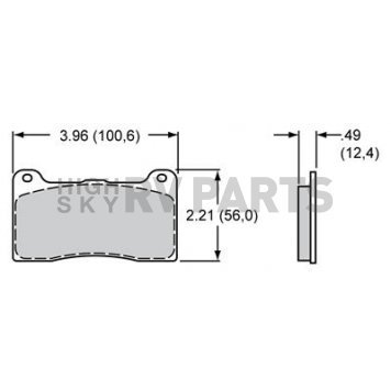 Wilwood Brakes Brake Pad - 15E-9837K