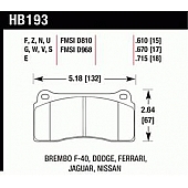 Hawk Performance Brake Pad - HB193U.715