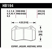 Hawk Performance Brake Pad - HB194G.665
