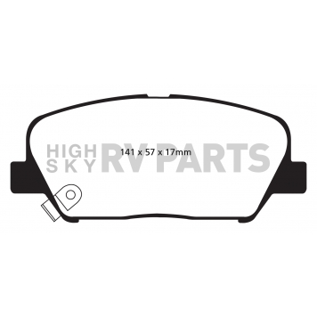 EBC Brakes Brake Pad - DP41856R