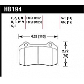 Hawk Performance Brake Pad - HB194S.665