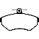 EBC Brakes Brake Pad - DP41113R