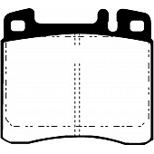 EBC Brakes Brake Pad - DP3888C