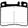 EBC Brakes Brake Pad - DP3888C