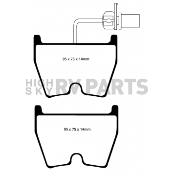 EBC Brakes Brake Pad - DP41513R