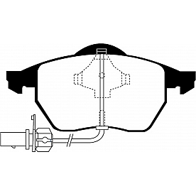 EBC Brakes Brake Pad - DP41114R