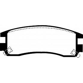 EBC Brakes Brake Pad - DP41609R