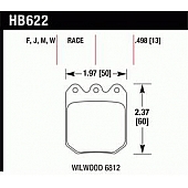 Hawk Performance Brake Pad - HB622M.490