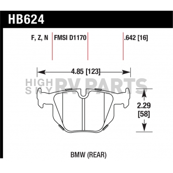 Hawk Performance Brake Pad - HB624Z.642-1
