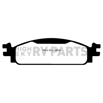 EBC Brakes Brake Pad - DP41825R