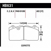 Hawk Performance Brake Pad - HB631U.622