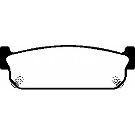 EBC Brakes Brake Pad - DP31784C